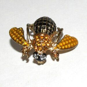 Vintage Bumble Bee Brooch Rare Find